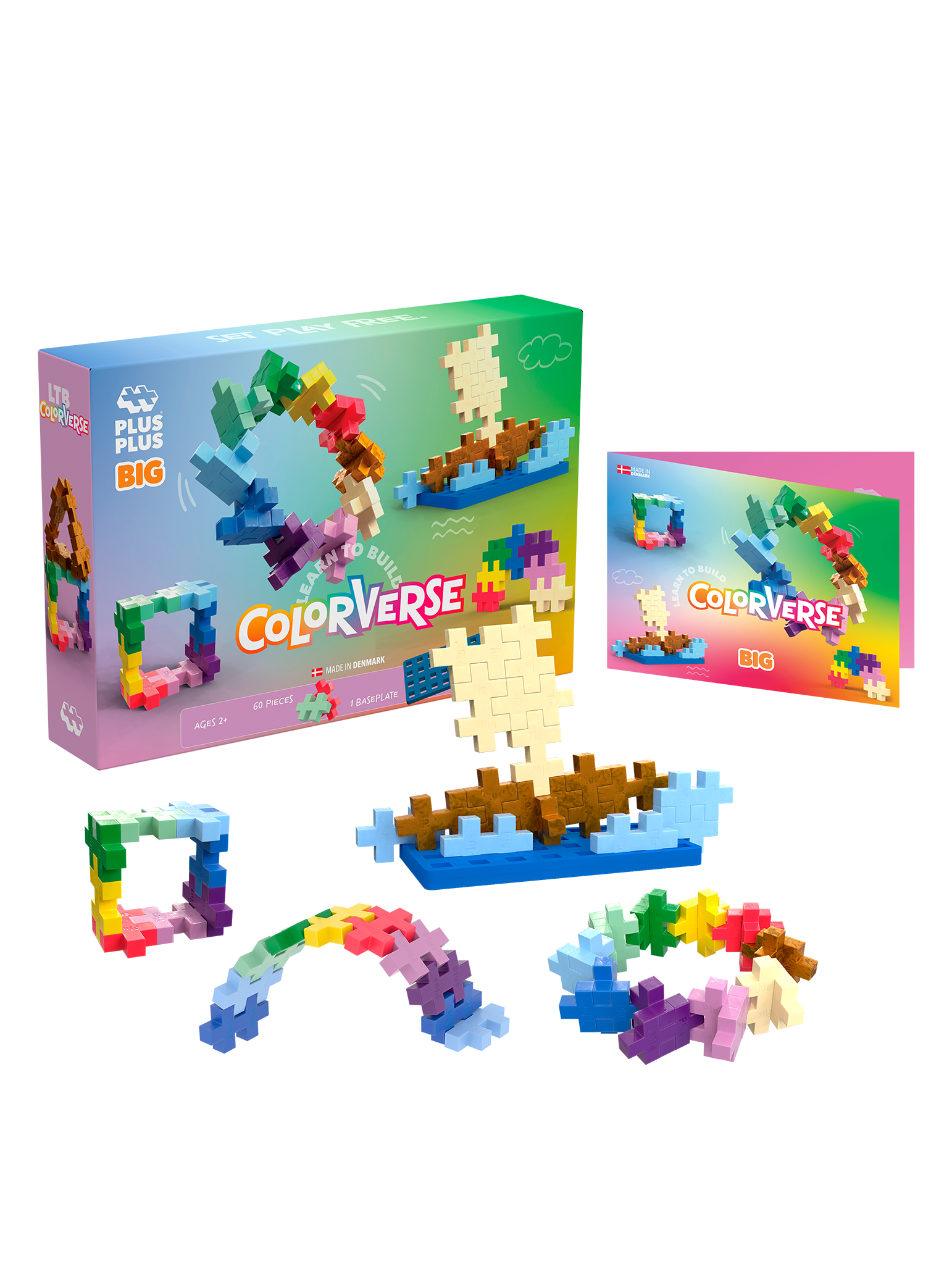 BIG Learn to Build - Colorverse - 60 pcs